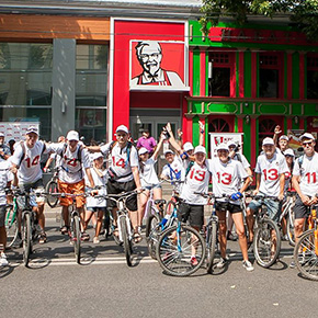 Велоквест с KFC и TRMedia